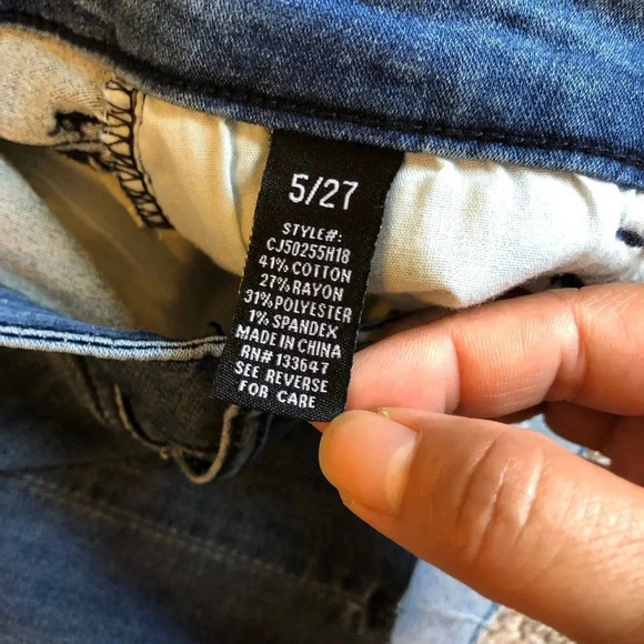 Celebrity pink denim jeans size size 5/27 - Picture 4 of 5